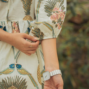 Patrón impreso de tendencia Ropa de mujer Blusas camisas y Tops en tela de algodón Artículo elegante para artículos de tops de primavera y verano - Product Image 3