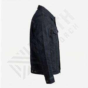 Chaqueta Vaquera Transpirable para Hombre, de Alta Calidad, con Logotipo Personalizado, Cuello Alto, Reversible, Estilo Casual, Precio Razonable - Product Image 3