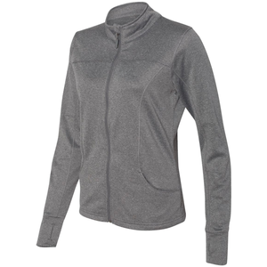Vestes d'entraînement de yoga et de gymnastique à manches longues avec fermeture éclair unisexe OEM vente en gros design Lulu manteau respirant veste en molleton de coton noir pour femmes - Product Image 4
