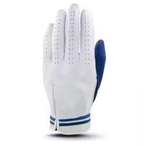 Guantes de golf unisex OEM hechos a medida de piel auténtica Cabretta con etiqueta privada y dedos completos de piel de oveja - Product Image 6
