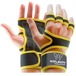 Gants de gymnastique d'entraînement unisexe personnalisés vente chaude gants de gymnastique de fitness avec Logo personnalisé pour l'haltérophilie et l'entraînement en salle de sport vente en gros. - Product Image 4