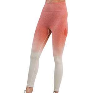 Pantalons de yoga pour femmes de qualité supérieure, vêtements d'été, leggings taille haute, design côtelé personnalisé, leggings de sport confortables - Product Image 1