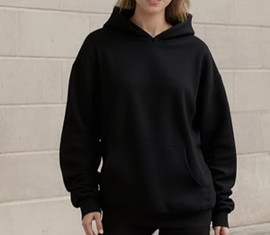 Vente en gros de sweats à capuche pour femmes, personnalisés, hiver, logo sur le devant, poids lourd, streetwear, impression DTG, options de tailles disponibles - Product Image 5