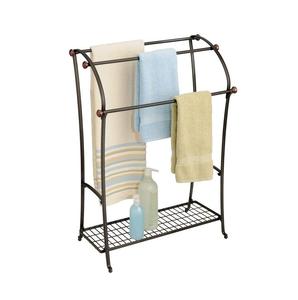 Toallero Minimalista de Hierro con Líneas Elegantes, Almacenamiento Eficiente de Toallas, Solución de Montaje en Pared para Baño - Product Image 1