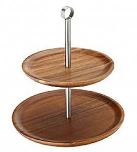 <b>Home</b> Birthday Party Hotel Dinner Tabletop Serving Fruit <b>Rack</b> Cake Cup <b>Server</b> Aluminum Nickel Plated 3 Tier Cake Stand - Product Image 4