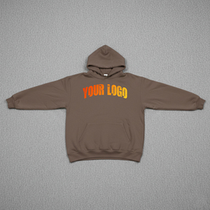 OEM/ODM 100% Coton Polaire Vêtements d'hiver Hommes Sweats à capuche Couleur unie Pull-over Broderie Logo personnalisé Imprimé Teint uni - Product Image 6