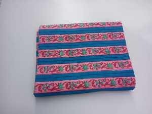 Stripe Indian Handmade Voile Cotton Handblock Print Fabric <b>for</b> Dress Material Dress Making Summer Women Dress Fabric - Product Image 5