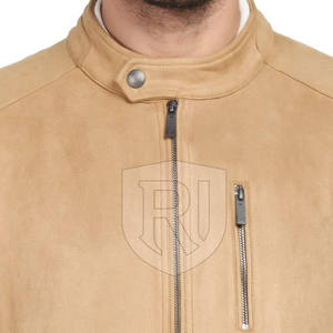 Veste d'hiver en cuir personnalisée pour hommes, dernier modèle avec couleur personnalisée, veste de qualité supérieure pour hommes - Product Image 5