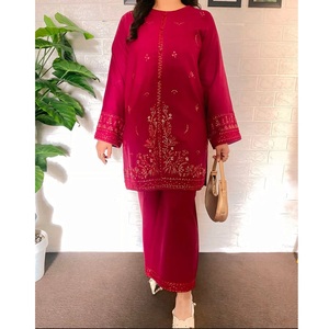 Rose vif indien pakistanais vêtements belle couleur Anarkali robe Lengha travail manuel Salwar Kameez dernière robe de mariée pour - Product Image 5