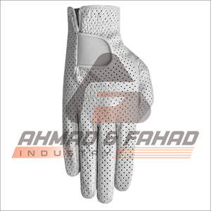 Guantes de golf blancos para exteriores de Material Cabretta de la mejor calidad para adultos Diseño único Fabricación profesional Transpirable - Product Image 2