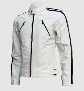 Recién llegado, fábrica, alta calidad, béisbol, logotipo personalizado, abrigo, ropa de calle, cuero, moda de invierno, chaqueta universitaria para hombre - Product Image 3