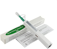 Stylo de nettoyage et de test pour fibres optiques, détecteur FTTH 1,25 mm, connecteur LC, outil d'inspection et de nettoyage de fibres optiques à un clic