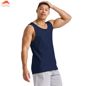 OEM เปล่าที่กําหนดเองพิมพ์ขายส่งผ้าฝ้ายผู้ชายเสื้อกล้ามเสื้อกล้ามแห้งเร็วที่มีหลายสีขนาดบวก - Product Image 4