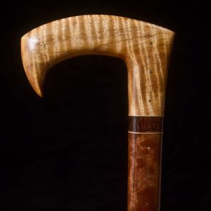 ไม้เท้าไม้ปรับได้พร้อมนอตหลายอันไม้เท้าสำหรับผู้สูงอายุตามมาตรฐานสากล - Product Image 3