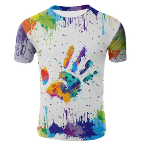 Camisetas de manga corta con estampado a la moda para hombre, hechas de algodón y fibra de bambú, el mejor tamaño y función ligera, directo a Pakistán - Product Image 1