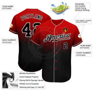 Camisetas de béisbol y softbol personalizadas para adultos Unisex al por mayor negras con tela transpirable y logotipo personalizado - Product Image 3