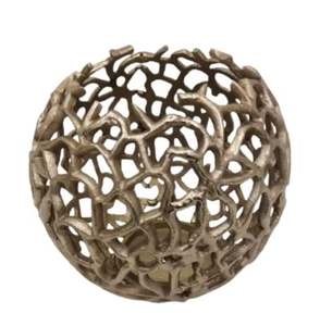 Portavelas galvanizado decorativo para el hogar, soporte de vela con acabado de oxodise para decoración navideña personalizada - Product Image 4