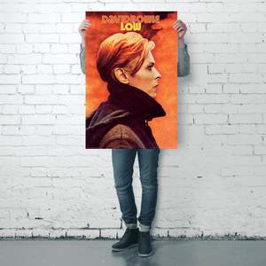 David Bowie Modern <b>Poster</b> Low Canvas Wall Art with Black Frame - Product Image 3