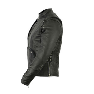 Veste d'hiver imperméable en cuir véritable enduit de toile, col montant, coupe ajustée pour homme, grande taille, fabrication en usine, vente la plus vendue - Product Image 6