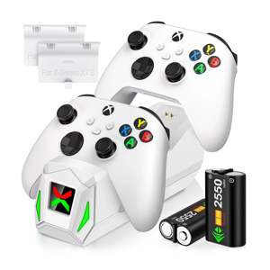 แท่นวางและที่ยึดคอนโทรลเลอร์แบบชาร์จไฟได้พร้อมเสา 2 เสาในตัว - Product Image 1