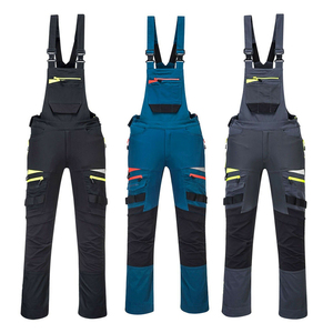 Overol DE PROTECCIÓN DE babero flexible fluorescente Overoles de babero para mujer Slim Fit Comfort Bib and Brace Buckle Reflective Hi Vis Overoles - Product Image 5