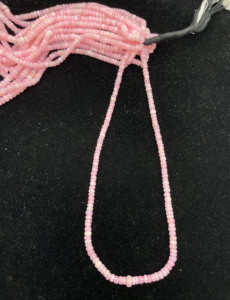 Perles éthiopiennes en opale verte naturelle polie lisse de 16 pouces 4.50-6 MM 51 CT pour la fabrication de bijoux de mode et de cadeaux - Product Image 4