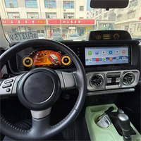 RoadNavi Layar Ganda 24 Inci untuk Toyota Land Cruiser FJ 2007-2022 Radio Mobil Android Panel Instrumen Digital Otomatis