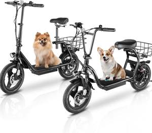 Nuevo Scooter Eléctrico Carom 1200W Pe.ak Más Vendido para Adultos con Doble Amortiguación y Asiento Ajustable - Product Image 3