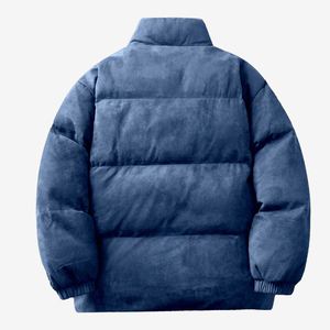 Veste matelassée en laine épaisse pour homme avec logo personnalisé 2025, imperméable, écologique, surdimensionnée, pour l'hiver - Product Image 2