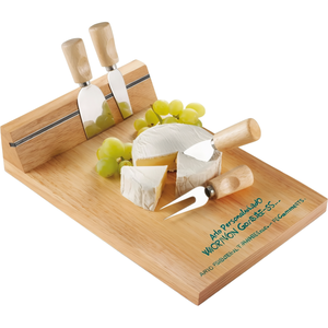 Arlo Tagliere per Formaggi Personalizzato in Legno con Utensili per Gourmet - Product Image 3