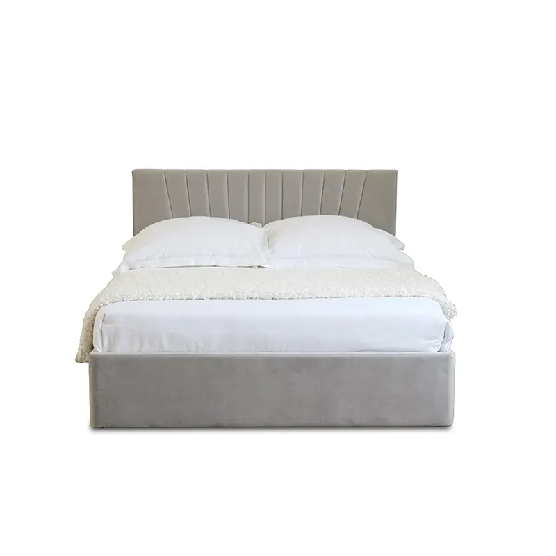 Cama de almacenamiento otomana de Florencia, doble tamaño, estándar OEM, Color Beige, solo se puede almacenar todo