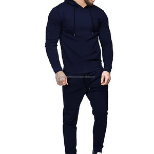 Ensemble de survêtement en laine en gros, survêtement en polaire d'hiver, jogging, survêtement pour homme, survêtement évasé pour homme, 100% coton - Product Image 1