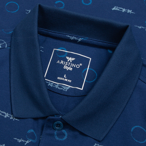 Aristino algodón Regular Fit hombres para camisa APS102S3 Smart Casual estampado manga corta venta al por mayor producto superior a precio caliente - Product Image 6