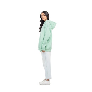 Sudadera con capucha estampada para mujer Sudadera gráfica de moda para Otoño e Invierno Ropa de calle informal - Product Image 4