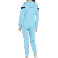Ensemble de survêtement décontracté en velours pour femme avec veste matelassée à capuche coupe-vent et séchage rapide