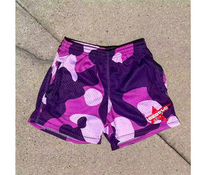 Short de survêtement en éponge française 100% coton à ourlet brut personnalisé pour hommes - Product Image 2