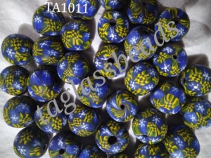 Frosted Murano Pipe Shape Glass <b>Beads</b> TAGB Brand Custom Color for Indian Jewelry Making - Product Image 2