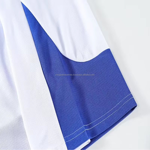 Ensemble d'uniformes de basket-ball personnalisés unisexes pour adultes, dos nageur, respirant, séchage rapide, uni, 100% polyester, jersey de luxe, shorts - Product Image 5