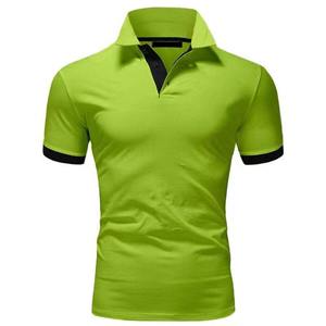 Men's High Quality Cotton Slim-Fit for <b>Polo</b> <b>Shirt</b> Basic Long Sleeve Casual Golf for <b>Polo</b> with Short <b>Stripe</b> Knitted Fabric Solid - Product Image 4