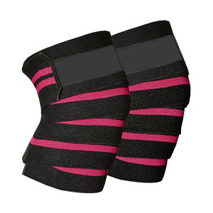 Rodilleras de Compresión para Levantamiento de Pesas, Color Negro y Rosa, Venta al por Mayor, Rodilleras Deportivas de Primera Calidad, 2026 - Product Image 1