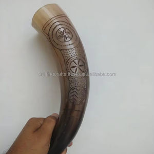 Cuernos de Búfalo Auténticos Hechos a Mano, Estilo Vikingo Ecológico, Cuerno para Beber, Tamaño Personalizado, Tallado de Alta Calidad, Venta al por Mayor - Product Image 2