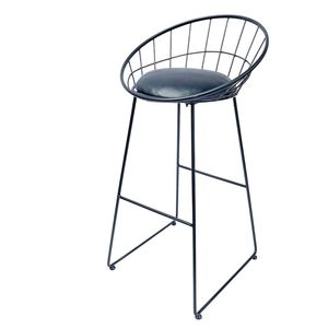 Industrial-Style Metal <b>Bar</b> <b>Stool</b> with <b>Adjustable</b> Seat for Kitchen Dining Room Club Home <b>Bar</b> - Product Image 1
