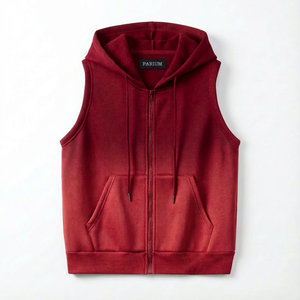Sudaderas sin Mangas con Capucha para Mujer, de Algodón Grueso, Precio al por Mayor, Chalecos con Capucha de Alta Calidad, Camisetas sin Mangas, Talla y Color Personalizados - Product Image 4