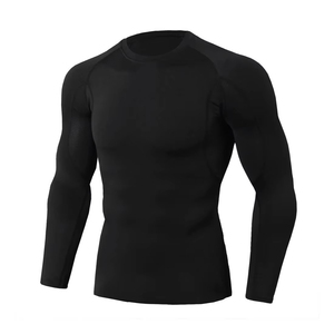 Chemise de compression MMA avec logo de surf à manches longues personnalisée Rash Guards de jiu-jitsu sublimés Concevez votre propre Rash Guard personnalisé - Product Image 2
