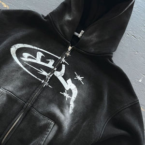 เสื้อฮู้ดดี้ผู้ชายผ้าฟลีซขนาดใหญ่พิเศษ สไตล์สตรีทแวร์ แบบสวมหัวลำลอง สำหรับฤดูหนาว อุ่นสบาย ผ้าฝ้ายเรียบง่าย ดีไซน์ทันสมัย - Product Image 5