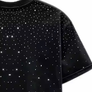 เสื้อยืดผู้ชายคุณภาพสูงผลิตจากปากีสถานออกแบบได้ตามที่ต้องการแห้งเร็วระบายอากาศผ้าแคนวาสสีดำราคาถูก10ชิ้น - Product Image 3