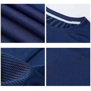 Bleu marine UPF 50 + Protection solaire Performance Jersey chemises pour hommes 2024 manches longues col rond coton Polyester pêche imprimé - Product Image 5