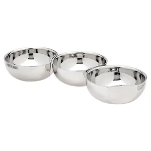 Bol en métal de décoration d'intérieur haut de gamme pour designer, bol en métal poli, décoration d'intérieur moderne de luxe, bol de présentation et de stylisme, plaqué en toute sécurité - Product Image 2