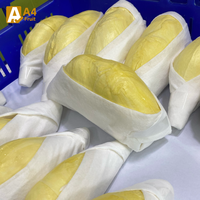 Premium kwaliteit Khey Taladthai biologische Monthong Durian, vers gesneden, handgeplukt, kant-en-klaar, vacuüm verpakt, graad 0,5kg, Thailand, 2-3 dagen.
