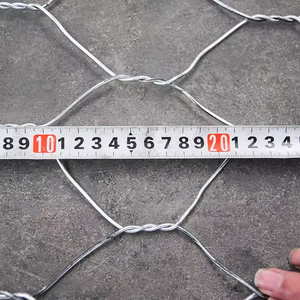 Kotak <span class=keywords><strong>Gabion</strong></span> keranjang isi batu <span class=keywords><strong>gabion</strong></span> kandang batu heksagonal pagar kawat berlapis PVC dinding penahan Las galvanis celup panas - Product Image 5